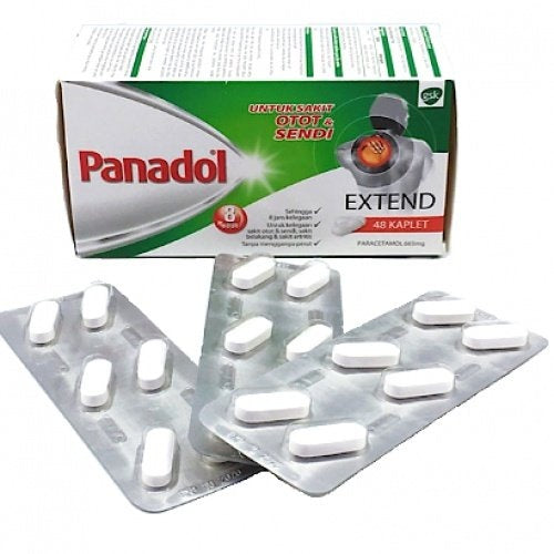 Panadol Extend 12's/48's Sakit Tulang Deman Back Pain and Even Persistent Joint Pain up to 8hour (Ready stock)