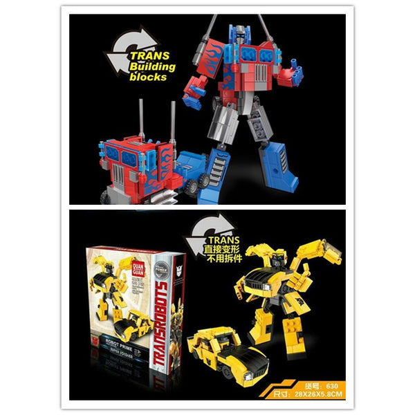 TRANSFORMERS LEGO OPTIMUS PRIME / BUMBLE BEE