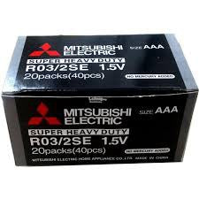 MITSUBISHI AAA SUPER HEAVY DUTY 20PACKS(40PCS)