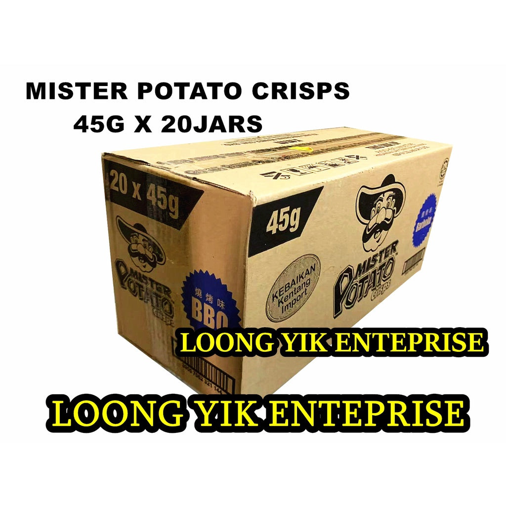 MISTER POTATO CRISPS 145G X 14JARS (1CARTON)