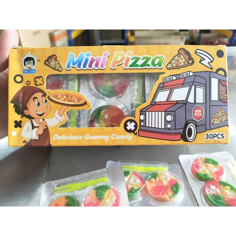 MINI PIZZA GUMMY 30PCS HEPIN HALAL