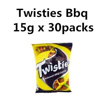 Twisties Bbq Snack Crackers 15g x 30packs