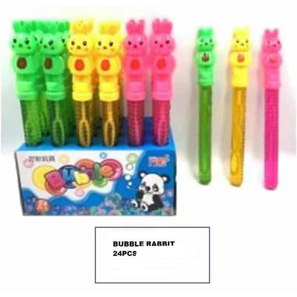 BUBBLE STICK RABBIT KIDS TOYS WATER BUBBLE 24PCS