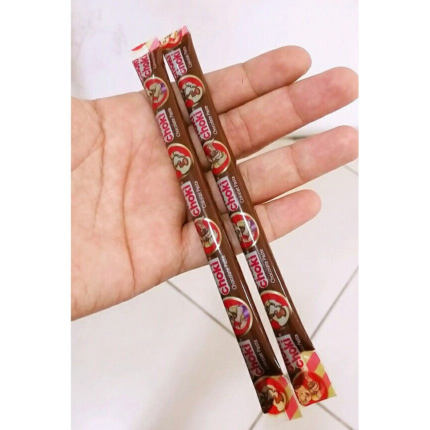 CHOKI-CHOKI CHOCOLATE TUBE CHOCOLATE / CHOCOMILK / CHOCOCASHEW 60PCS