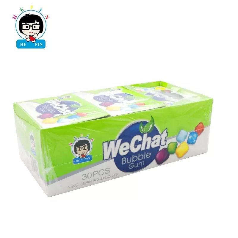 WECHAT BUBBLE GUM 11G X 30PACKS