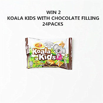 WIN 2 KOALA KIDS WITH CHOCOLATE FILLING 24PACKS