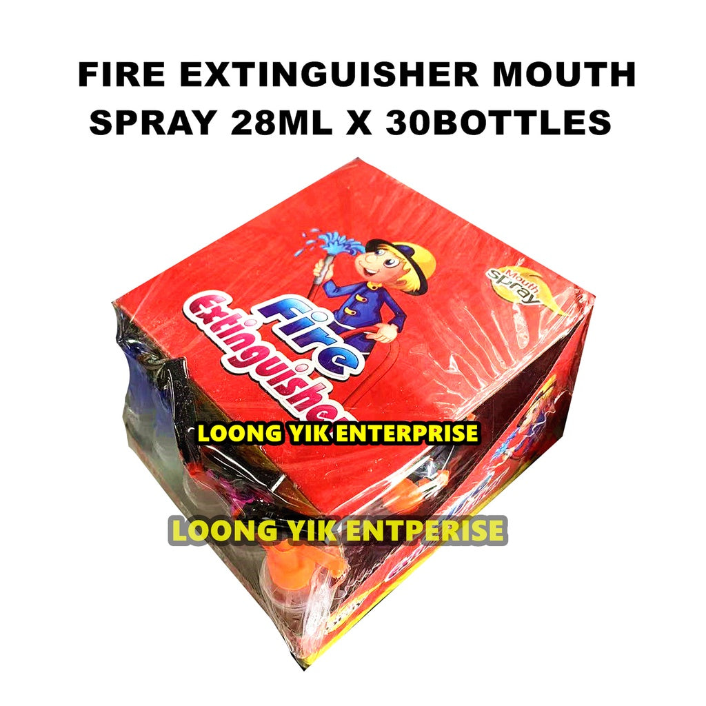 FIRE EXTINGUISHER MOUTH SPRAY 28ML X 30 BOTTLES HALAL