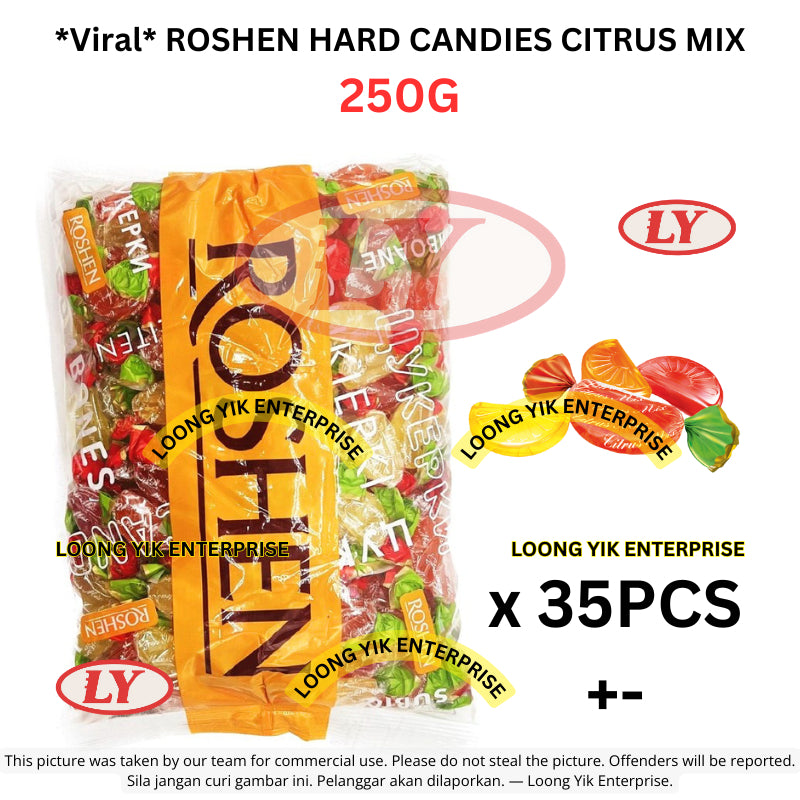 *Viral* ROSHEN HARD CANDIES CITRUS MIX 1KG LY99