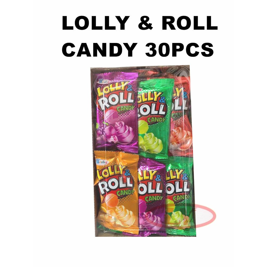 LOLLY & ROLL CANDY 30PCS