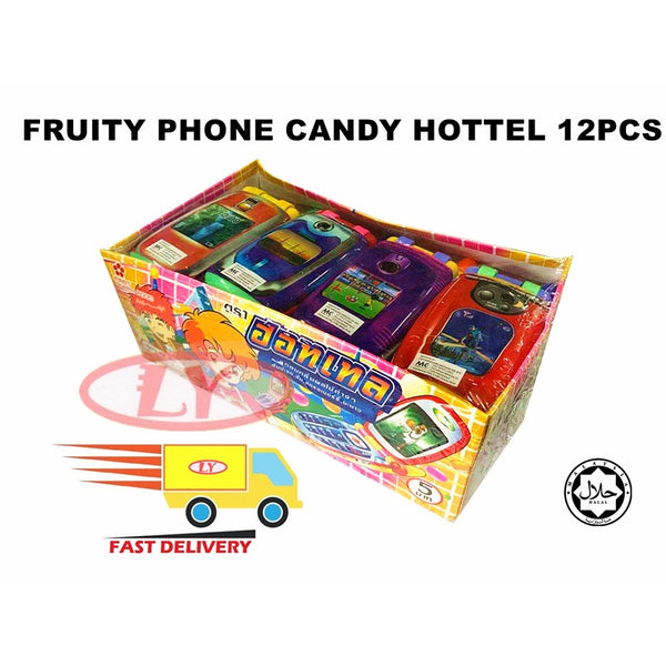 FRUITY PHONE CANDY HOTTEL 12PCS HALAL