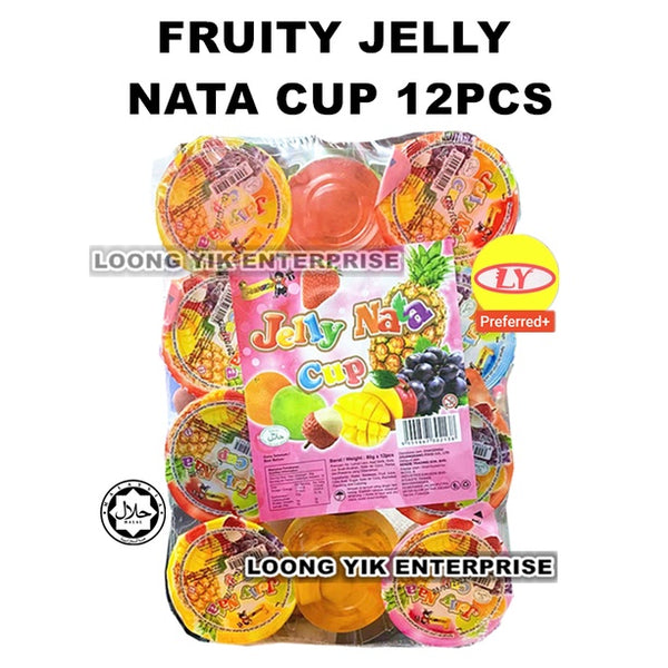 FRUITY JELLY NATA CUP 12PCS