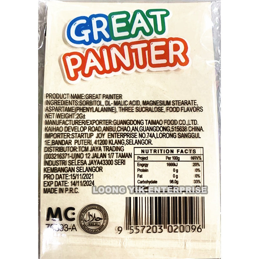 GREAT PAINTER CANDY 30PCS (FREE PAINT PAPER)