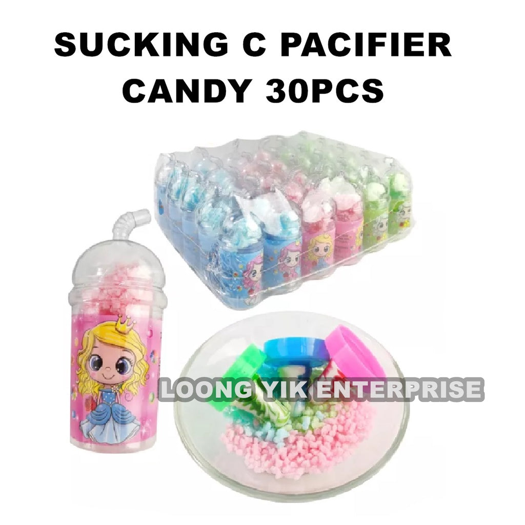 SUCKING C PACIFIER CANDY 30PCS