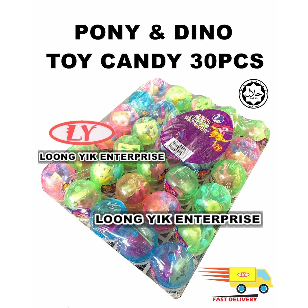 PONY & DINO / DORA TOY EGG CANDY 30PCS