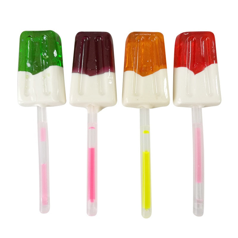 ICE CREAM FRUITY LOLLIPOP 24PCS LIGHT