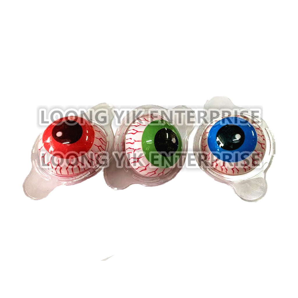 EYEBALL 5DESIGN BURST FRUITY BUBBLE GUM 13G X 60PCS (Gula getah)