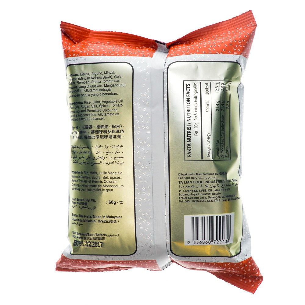 TOKI KEROPOK JAGUNG PERISA TOMATO 14G / 60G