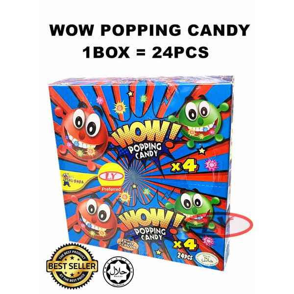 WOW POPPING CANDY 24PCS