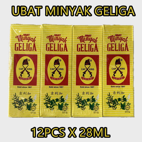 UBAT MINYAK GELIGA 28ML X 12PCS