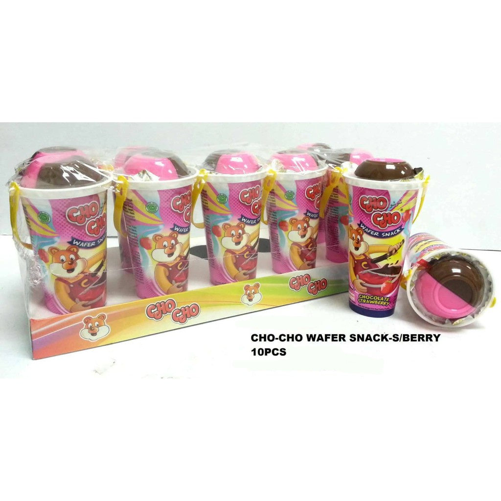 CHO CHO STICK CHILDHOOD SNACK HALAL WAFER BISCUIT 10PCS X 40G