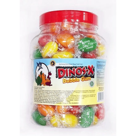 DINOS-X BUBBLE GUM 115PCS