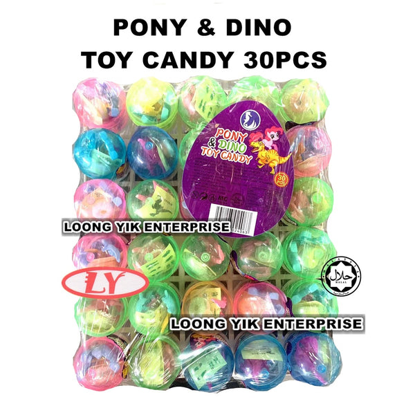 PONY & DINO / DORA TOY EGG CANDY 30PCS