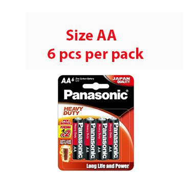 PANASONIC HEAVY DUTY AA 6B 8PACKS(48PCS)