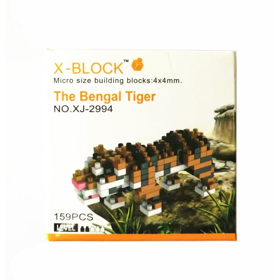 X-BLOCK MICRO SIZE BUILDING BLOCKS ANIMAL SERIES 8 SET