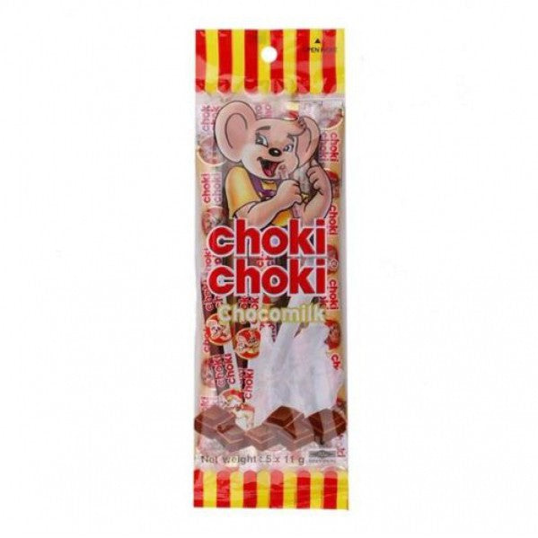 CHOKI-CHOKI CHOCOLATE TUBE CHOCOLATE / CHOCOMILK / CHOCOCASHEW 60PCS