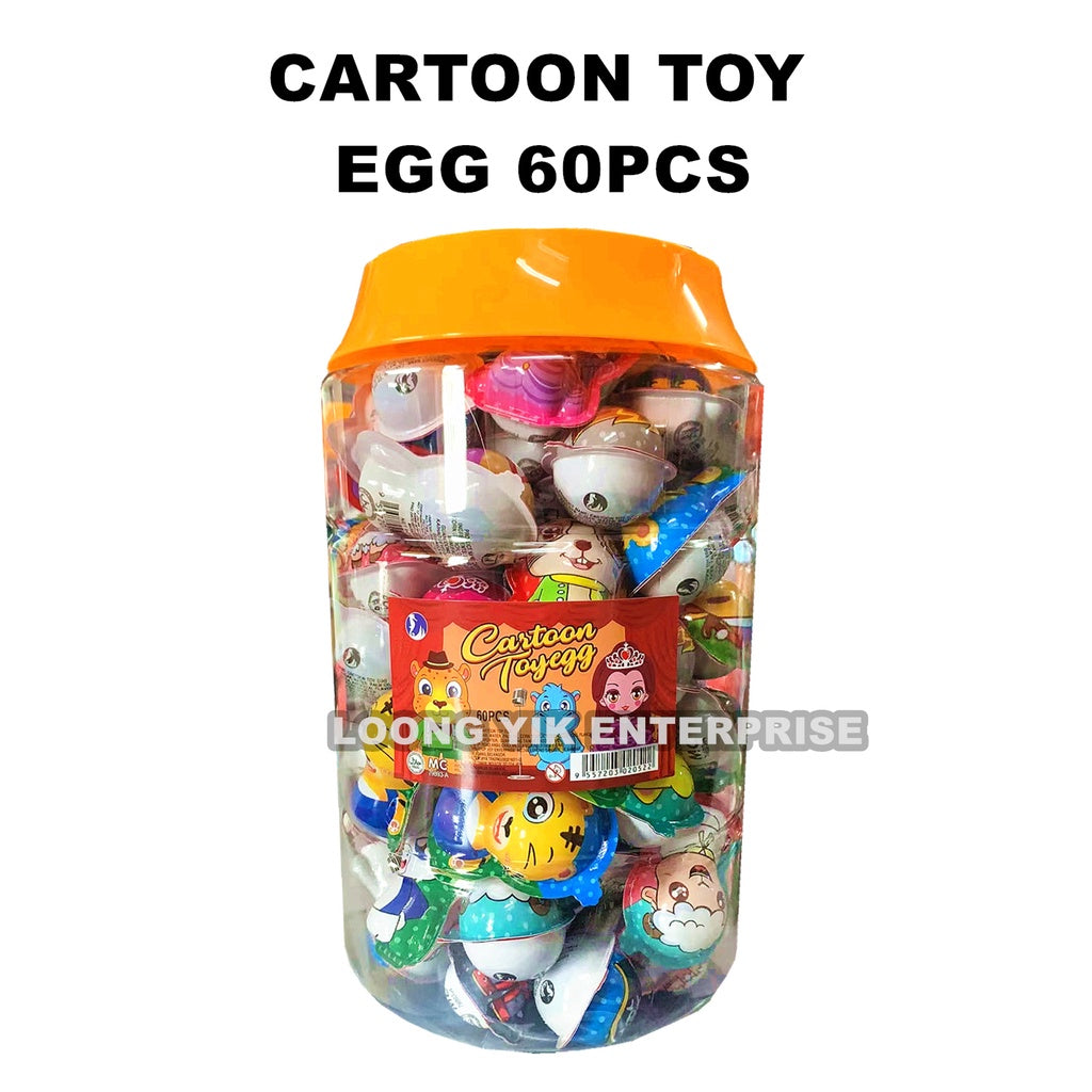 CARTOON / ANIMAL / PLANE SURPRISE EGG 60PCS