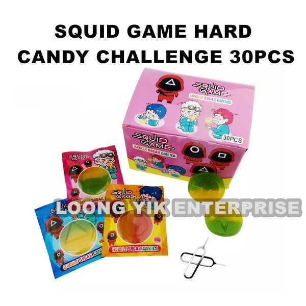 SQUID GAME HARD CANDY CHALLENGE 30PCS