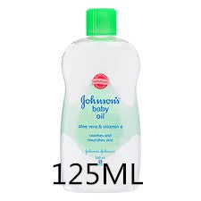 JOHNSON’S BABY OIL ALOE VERA 125ML X 6PCS