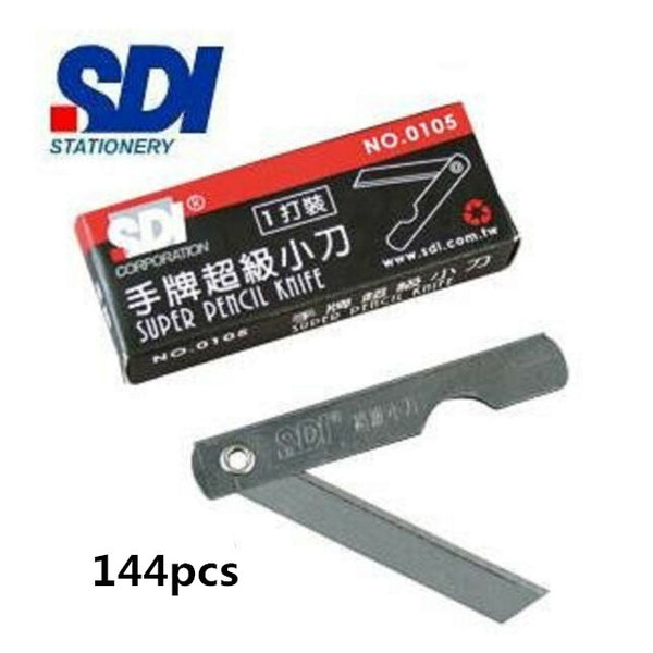 SDI CORPORATION PENCIL KNIFE SILVER COLOUR NO.0103 144PCS