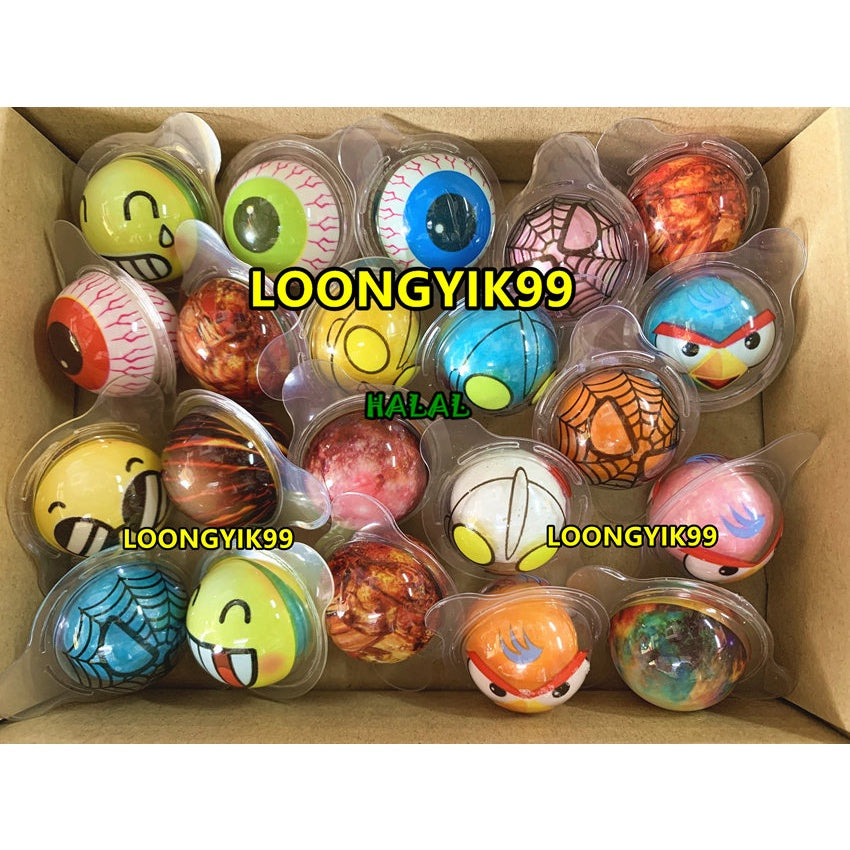 🔥HALAL🔥 19Pcs Mix Design MIX viral Bubble Gum Chewy Candy With Centre Filled (13g x 19pcs) WITH GIFT BOX (have candy)