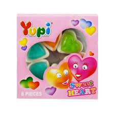 YUPI GUMMY SWEET HEART 27G X 24PACKS