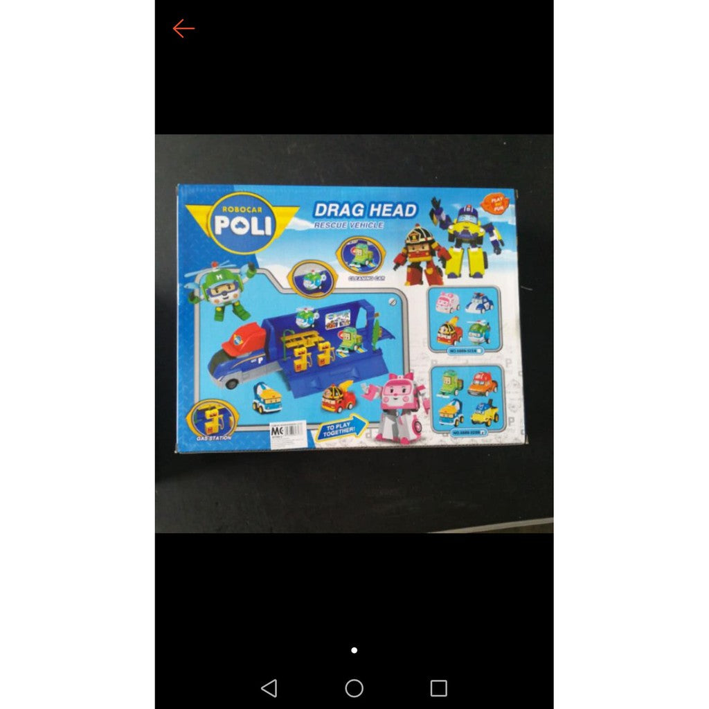 SUPER WORTH!2 box poli car set new kids toy