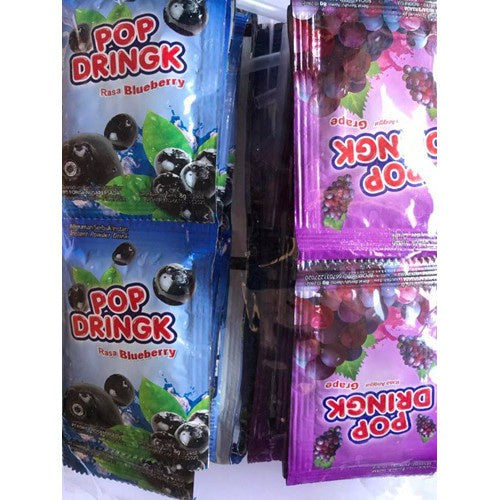 Jomei Pop Drink Powder/Serbuk Pop Drink Fruity Flavor 40pcs x 18pkt (1CARTON) HALAL