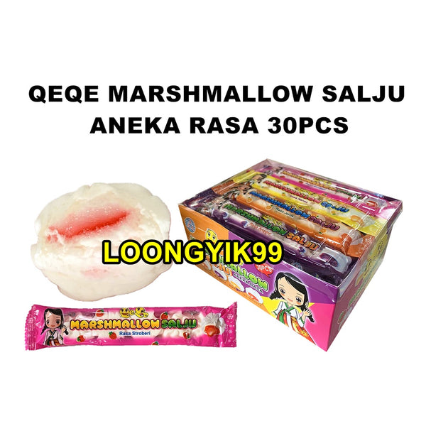 QEQE MARSHMALLOW SALJU ANEKA RASA 30PCS