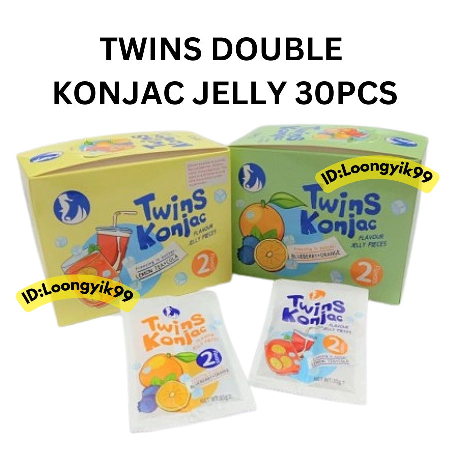 TWINS DOUBLE KONJAC JELLY 30PCS