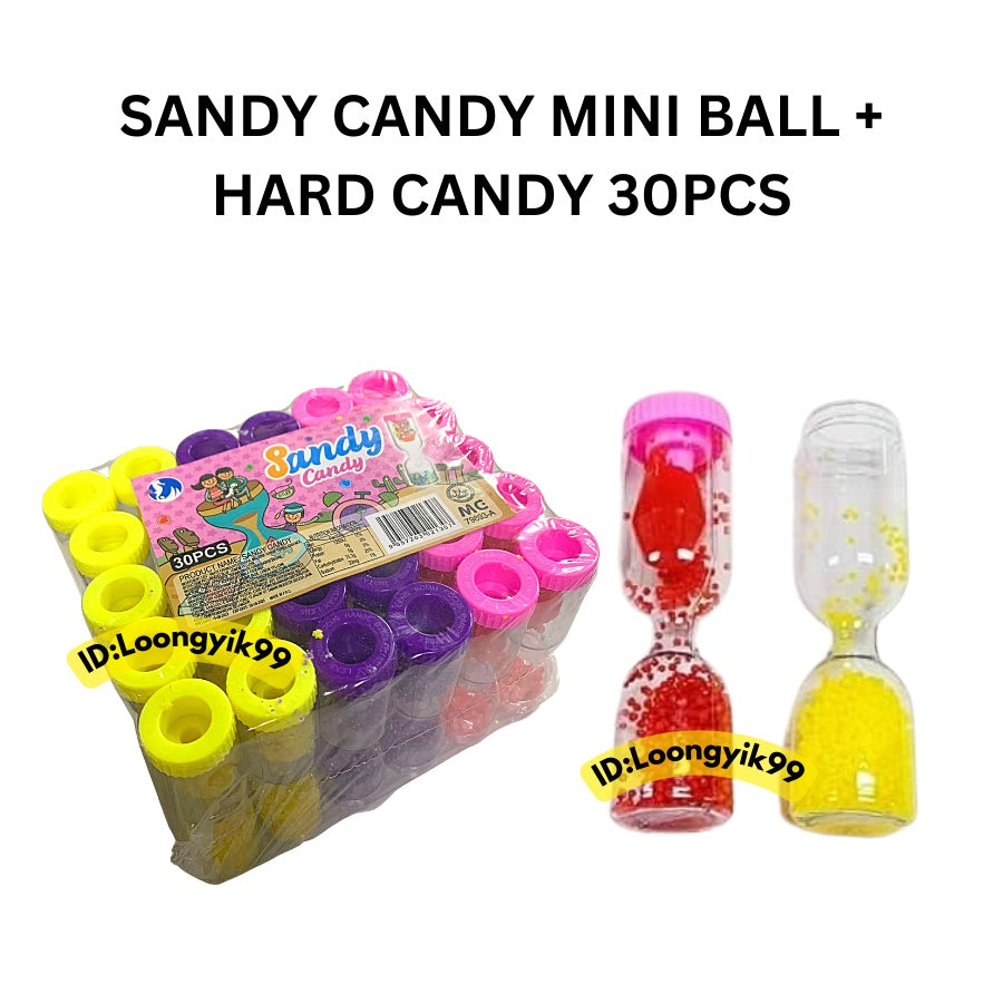 SANDY CANDY MINI BALL + HARD CANDY 30PCS