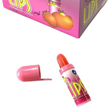 LIPS STICK CANDY STRAWBERRY 30PCS halal