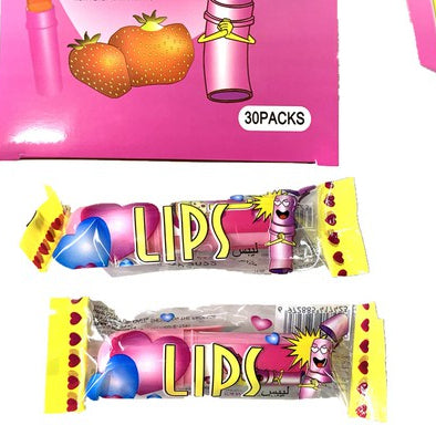 LIPS STICK CANDY STRAWBERRY 30PCS halal