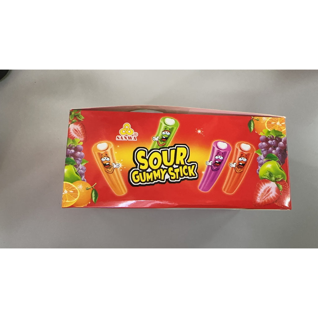 *Batang Kali* SANWA SOUR STICK 18G X 30PCS GUMMY CANDY HALAL BRAND SANWA LY99