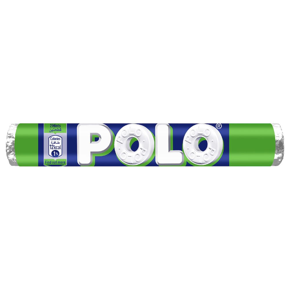 POLO PRESSED SUGAR PEPPERMINT FLAVOUR CANDY 24G X 24UNITS