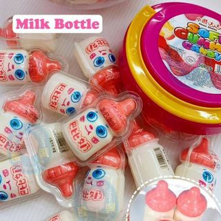 🔥HALAL🔥 (20g x 10PCS) SOFT GUMMY CANDY FILLED WITH JAM (20g x 10PCS) Planet Eye Bottle Susu Baby Milk Bumi