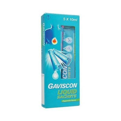 Gaviscon Liquid Sachets (1Box = 5Pkt x 10ml)