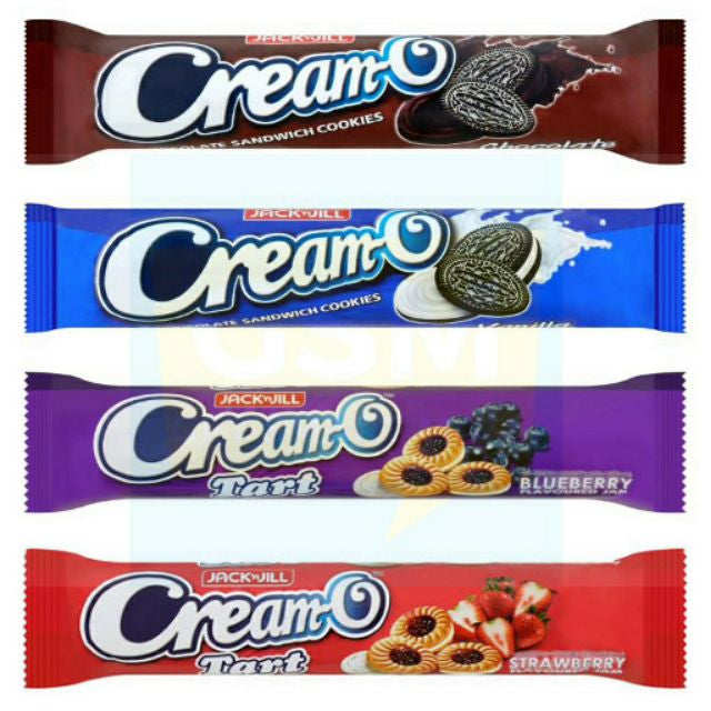 1BATANG CREAM-O (120g - 122.4g) SERIES JACK N JILL (CHOCOLATE/VANILLA/BLUEBERRY/STRAWBERRY)