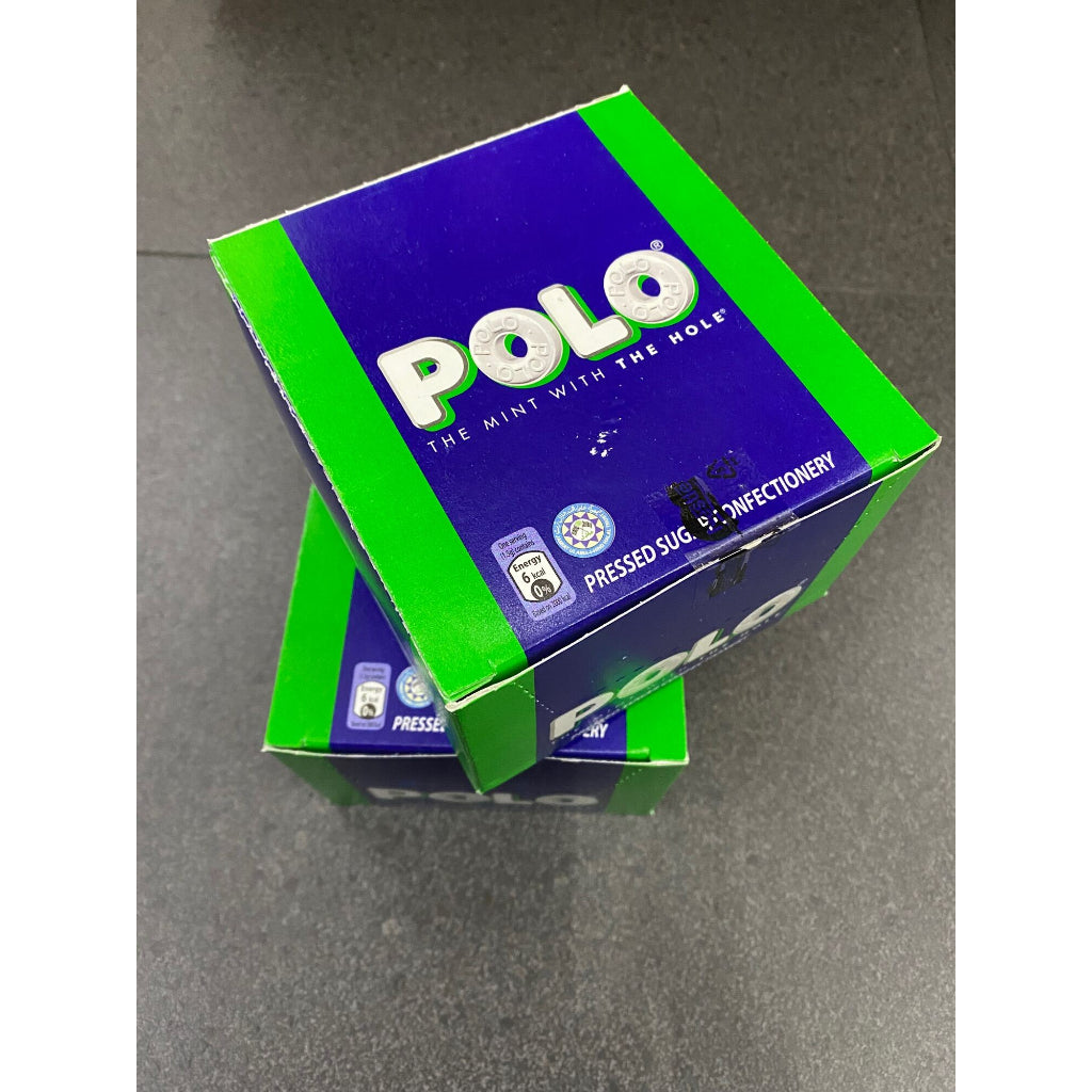 POLO PRESSED SUGAR PEPPERMINT FLAVOUR CANDY 24G X 24UNITS