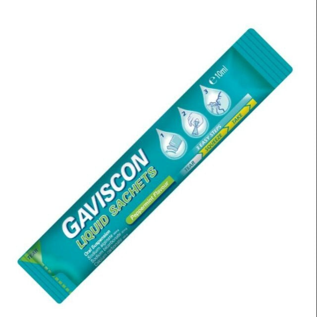 Gaviscon Liquid Sachets (1Box = 5Pkt x 10ml)