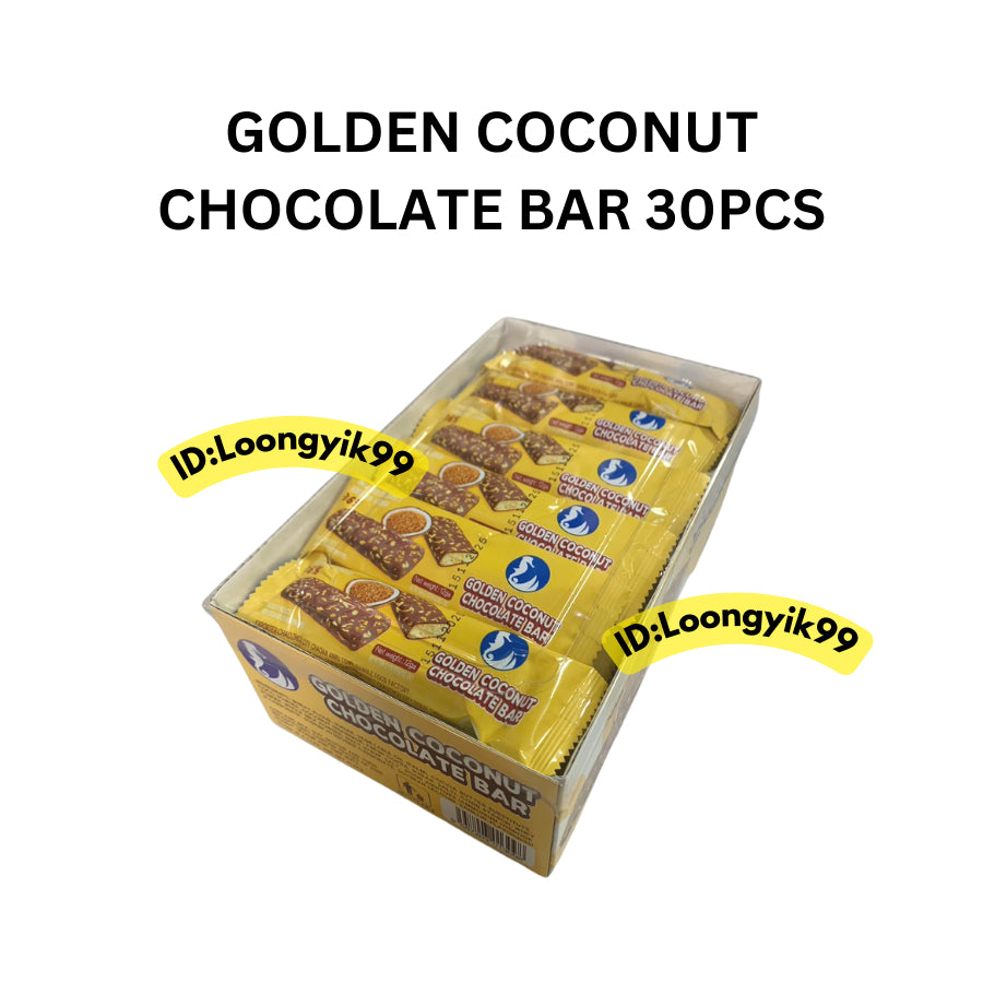 GOLDEN COCONUT CHOCOLATE BAR 30PCS